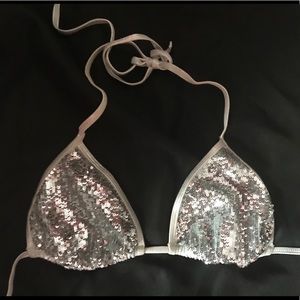 Victoria’s Secret Sequins Bikini Top